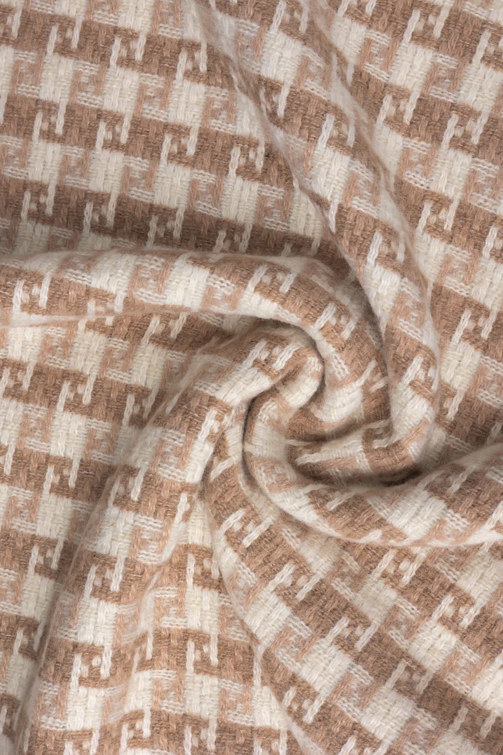 High quality boucle fancy yarn tweed fabric by Fursone textile manufacturer