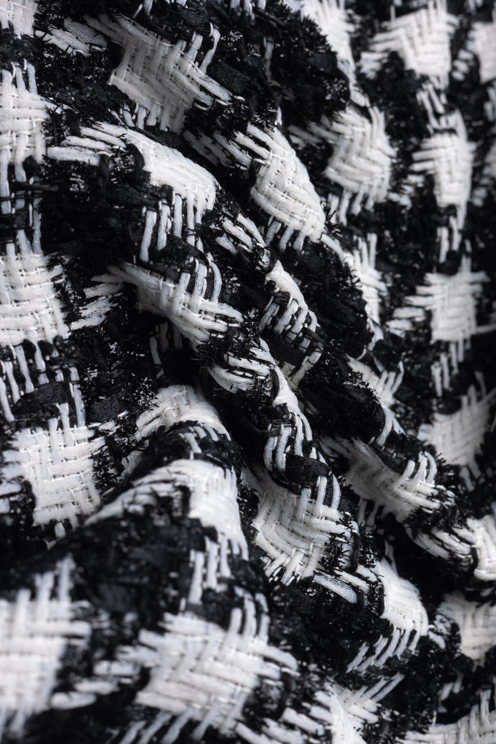 High quality boucle fancy yarn tweed fabric by Fursone textile manufacturer