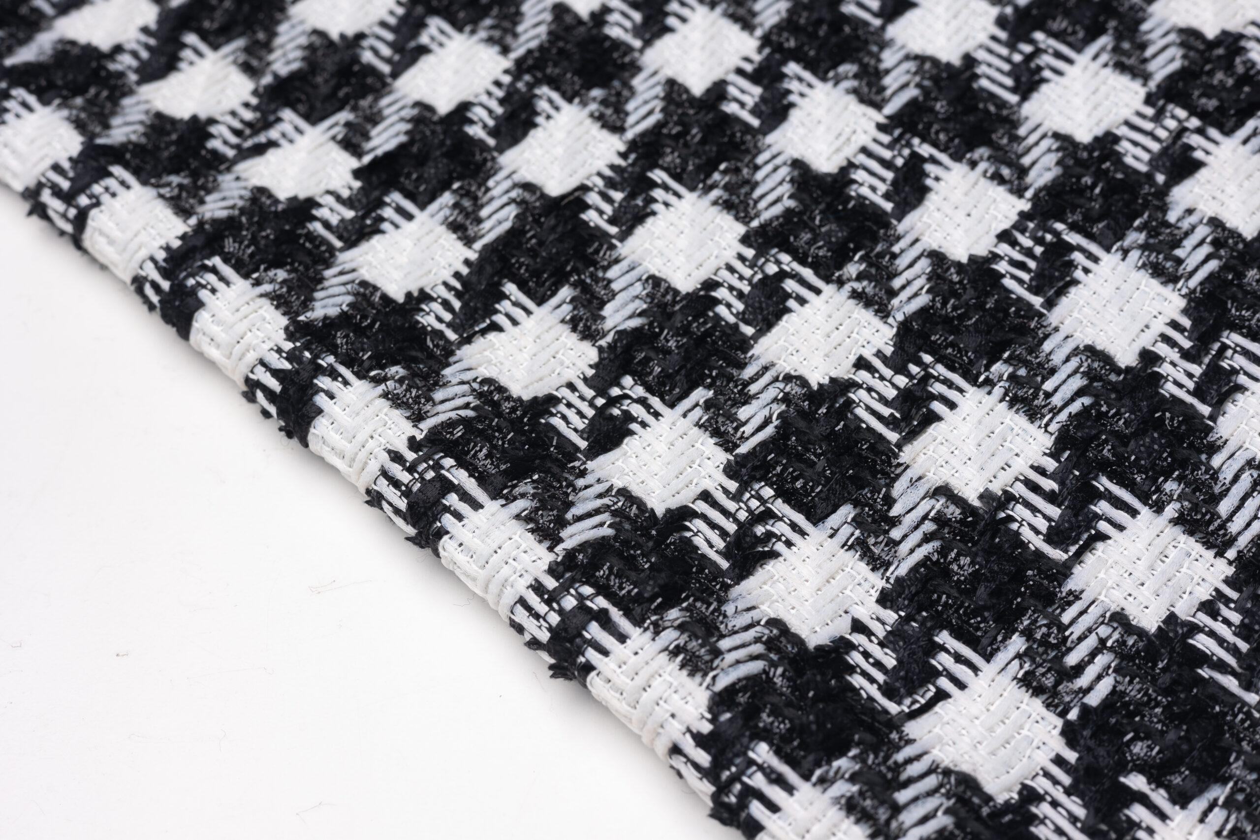 High quality boucle fancy yarn tweed fabric by Fursone textile manufacturer