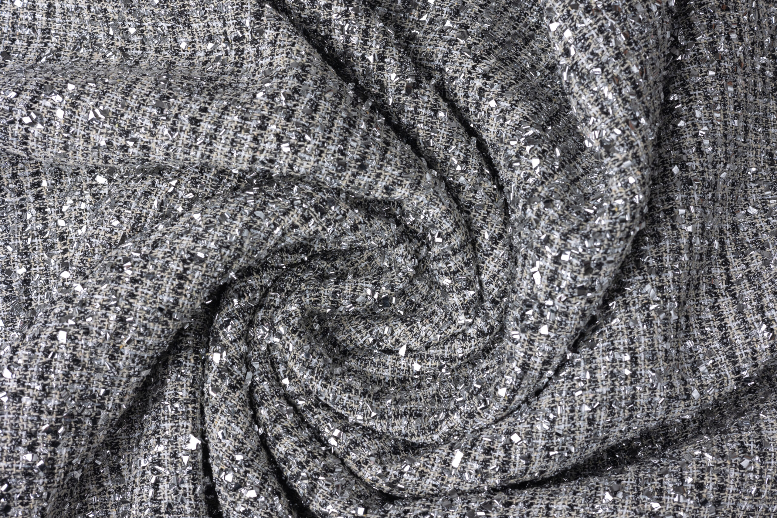 Elegant knitted embroidery fabric produced by Fursone textile factory