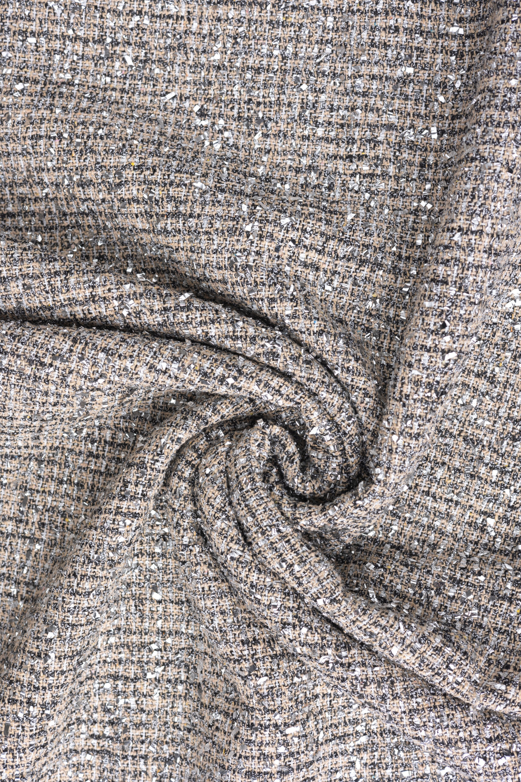 Elegant knitted embroidery fabric produced by Fursone textile factory