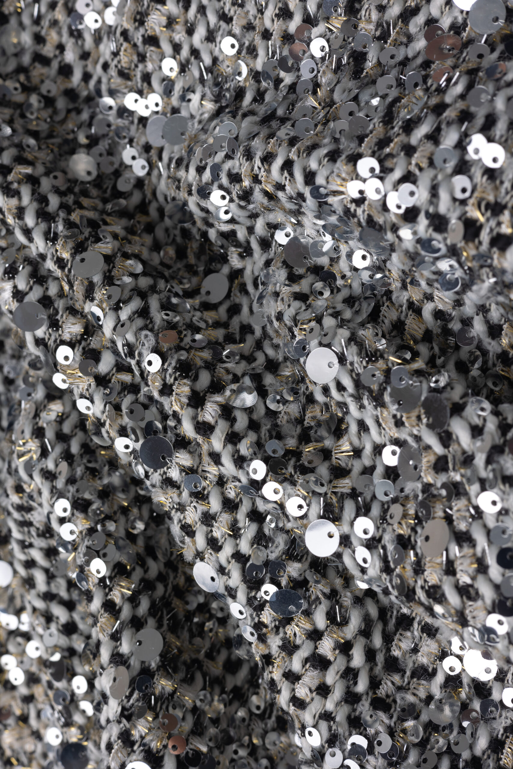 Elegant knitted embroidery fabric produced by Fursone textile factory