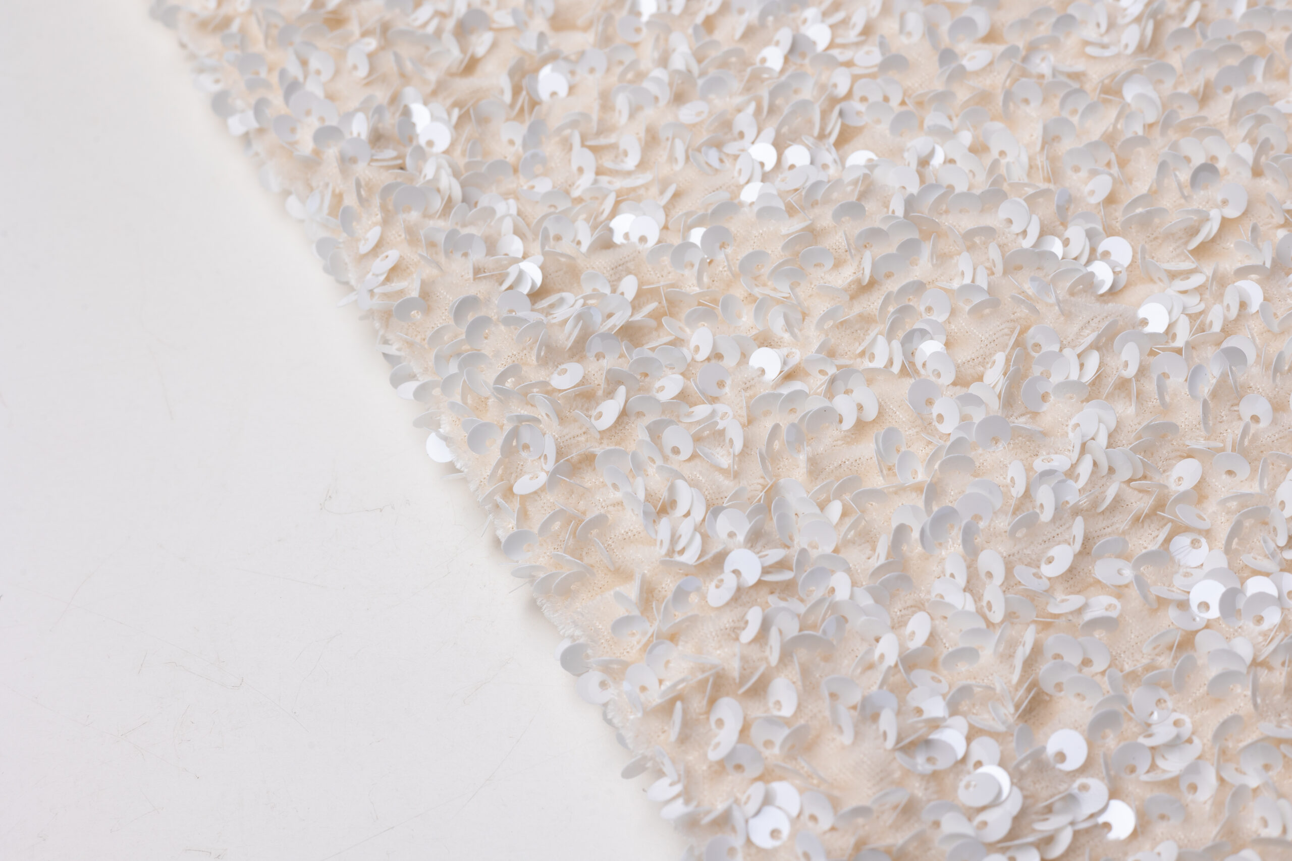Elegant knitted embroidery fabric produced by Fursone textile factory