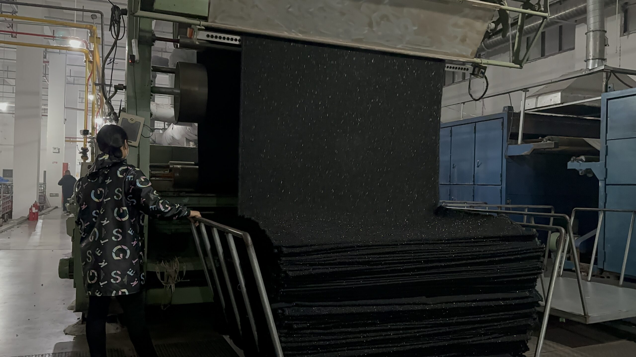 Fursone Textile Factory Workshop Production Fursone textile factory workshop with modern manufacturing equipment and production process