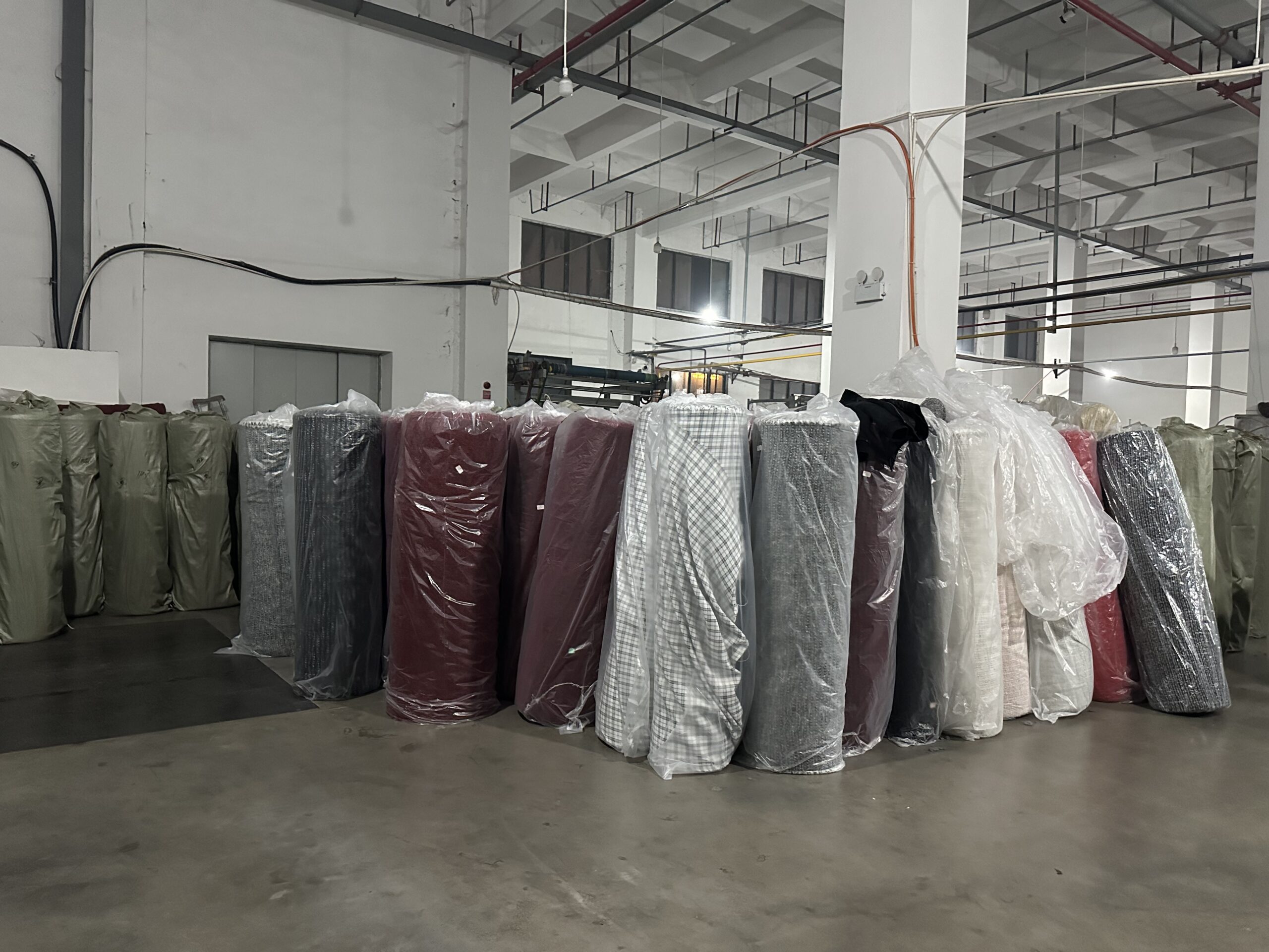 Fursone textile factory workshop with modern manufacturing equipment and production process