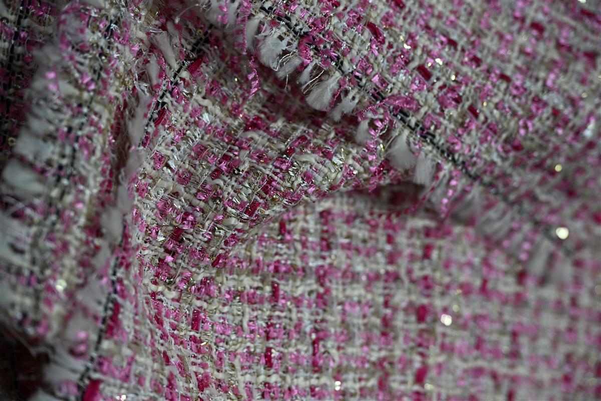 Chanel style bouclé tweed wholesale collection from Wenzhou textile manufacturer Fursone