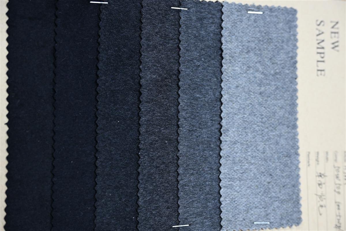 Premium double faced wool blend overcoat fabric wholesale 036