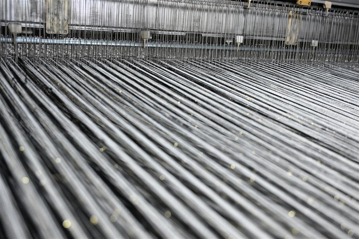 Tweed fabric manufacturing process in Fursone factory, Wenzhou China 027