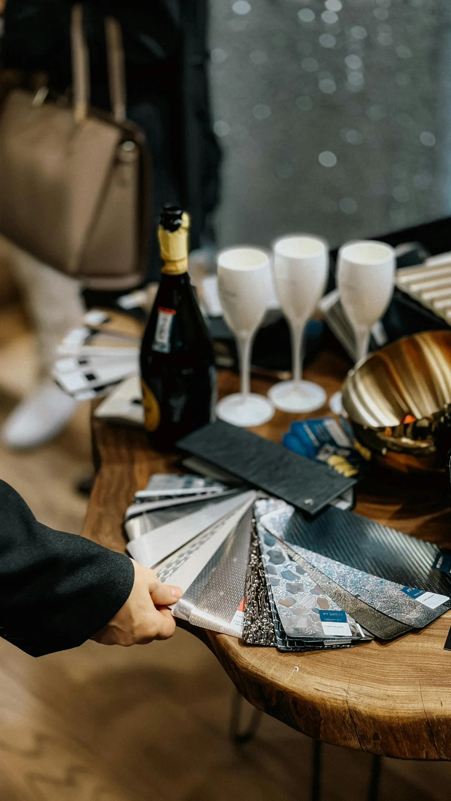 boucl fabric samples luxury brands