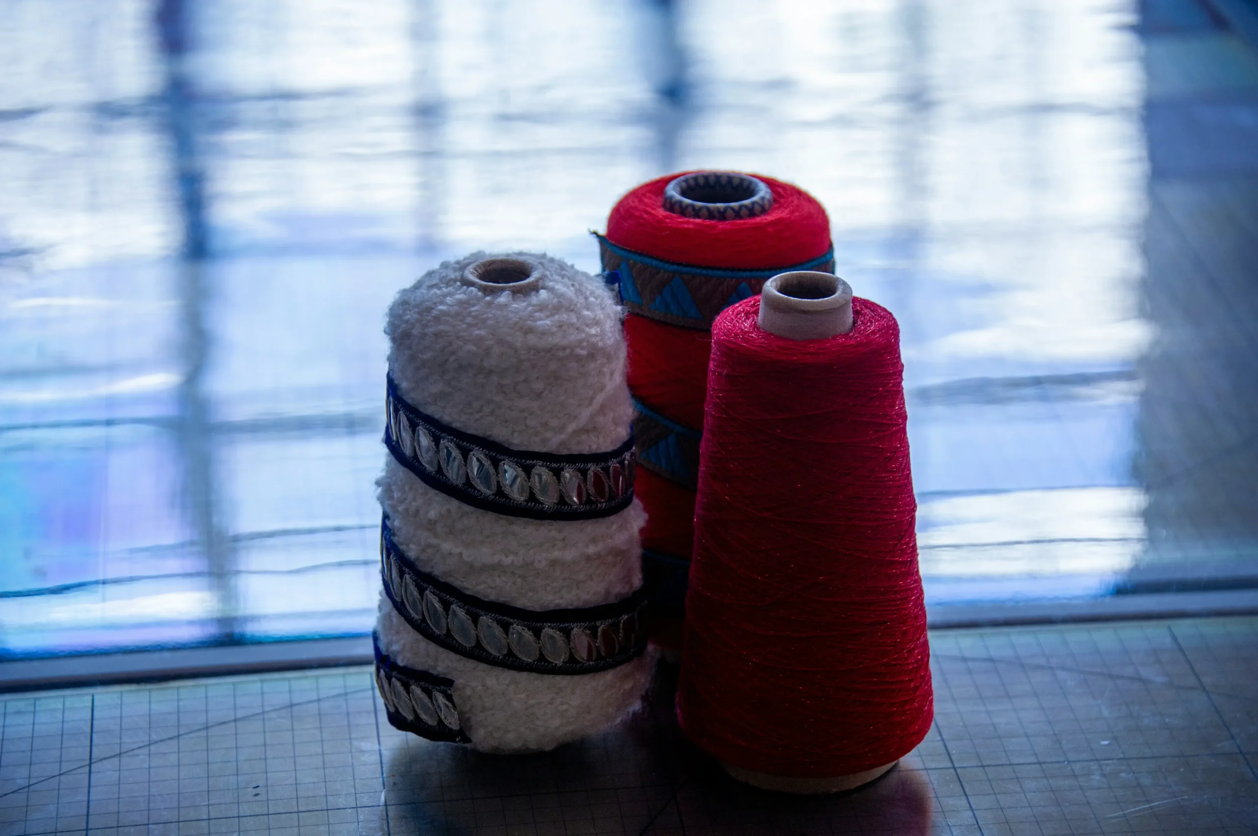 boucle fabric rolls price tags