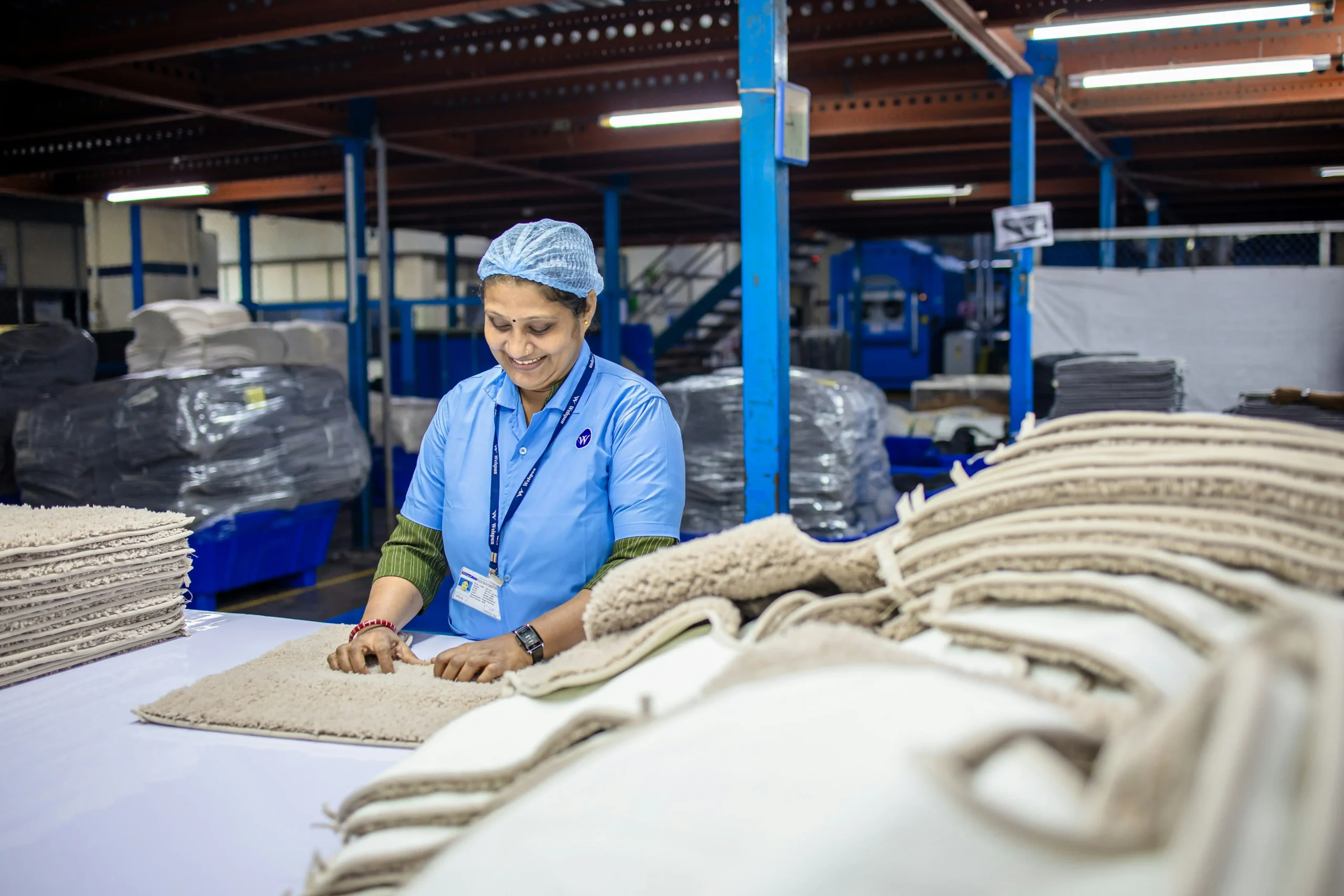 European tweed fabric factory