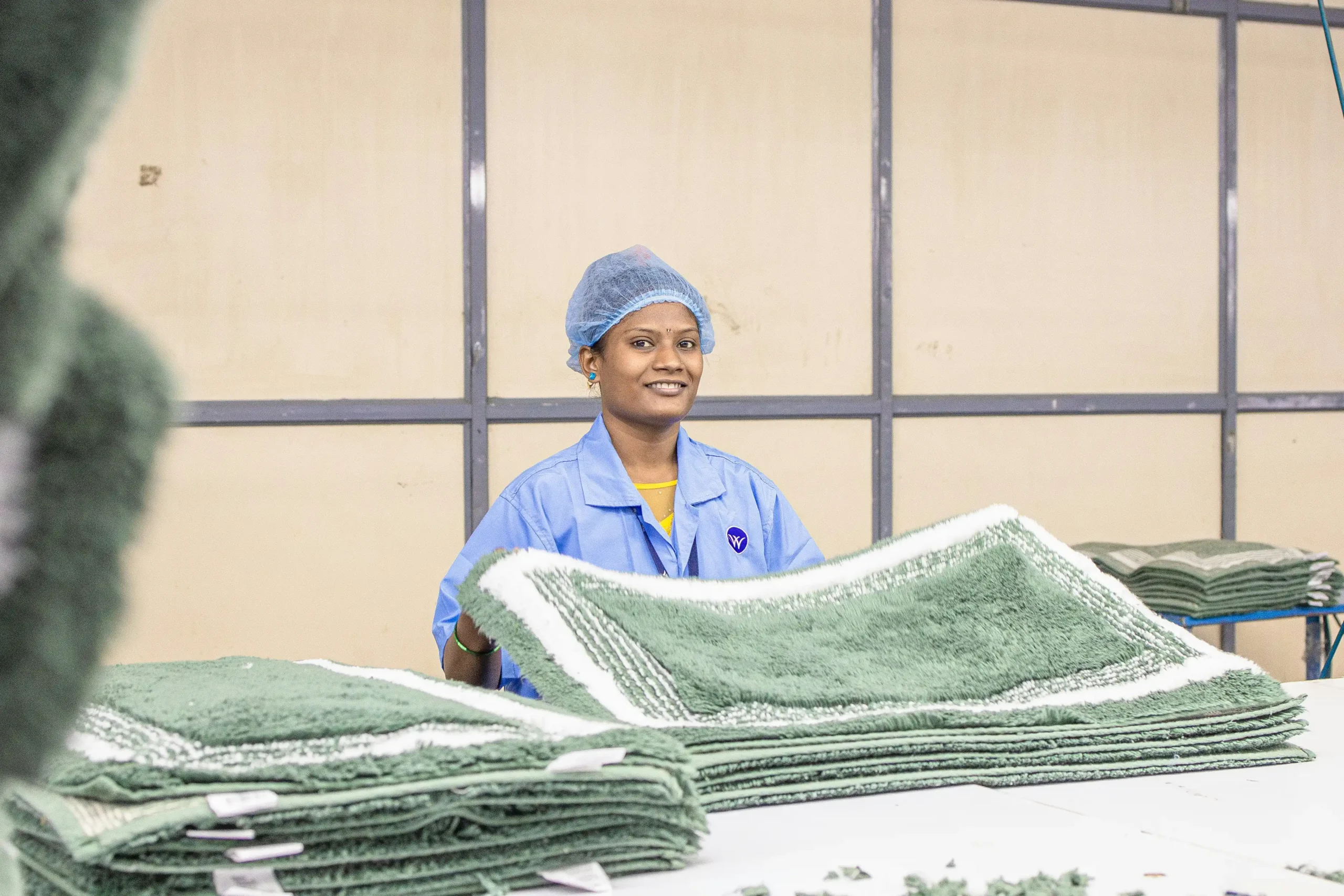 tweed fabric factory inspection