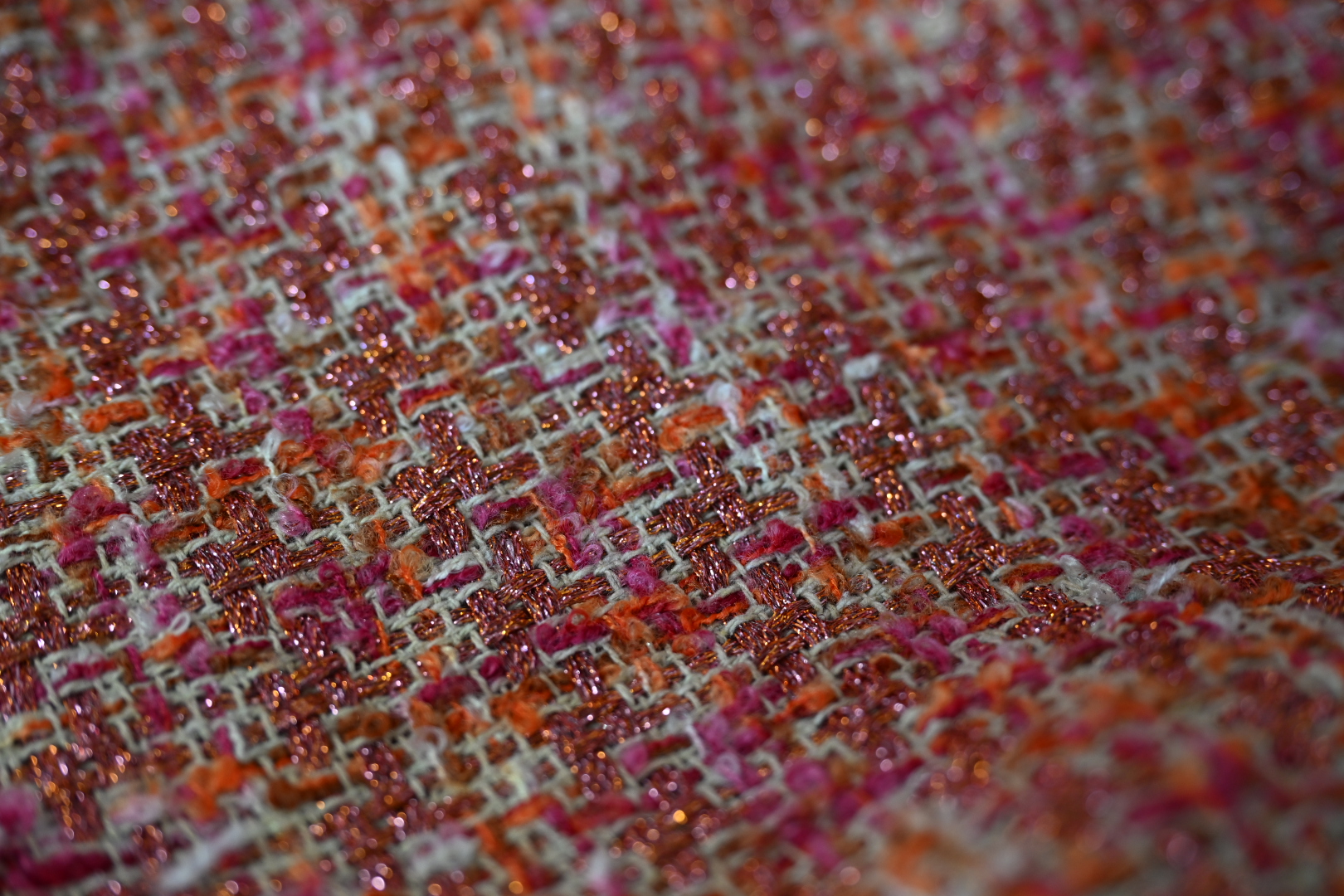 Boucle and knit tweed hybrids for luxury outerwear programs